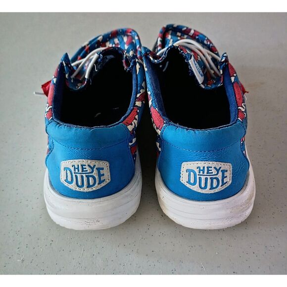 Hey Dude Men’s Fish Camo Slip-On Loafer Shoes Lightweight Casual - 8 - Picture 2 of 9